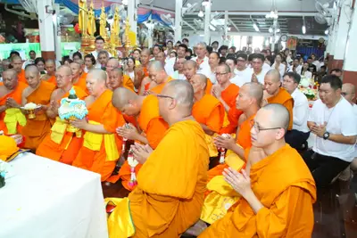 ประมวลภาพพิธีไหว้ครูบูรพาจารย์ วัดจุฬามณี ปี ๒๕๖๐
