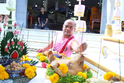 ประมวลภาพพิธีไหว้ครูบูรพาจารย์ วัดจุฬามณี ปี ๒๕๖๐