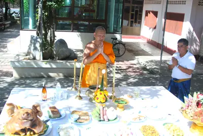 ประมวลภาพพิธีไหว้ครูบูรพาจารย์ วัดจุฬามณี ปี ๒๕๖๐