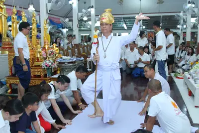 ประมวลภาพพิธีไหว้ครูบูรพาจารย์ วัดจุฬามณี ปี ๒๕๖๐