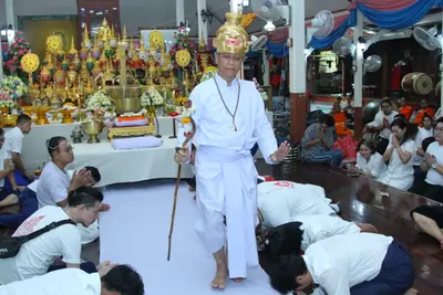 ประมวลภาพพิธีไหว้ครูบูรพาจารย์ วัดจุฬามณี ปี ๒๕๖๐