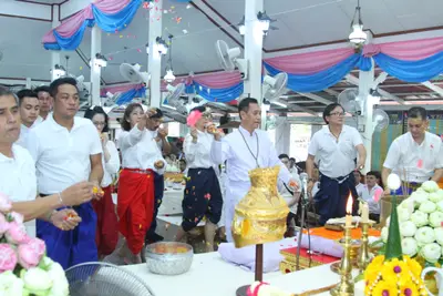 ประมวลภาพพิธีไหว้ครูบูรพาจารย์ วัดจุฬามณี ปี ๒๕๖๐