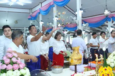ประมวลภาพพิธีไหว้ครูบูรพาจารย์ วัดจุฬามณี ปี ๒๕๖๐