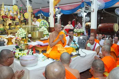 ประมวลภาพพิธีไหว้ครูบูรพาจารย์ วัดจุฬามณี ปี ๒๕๖๐