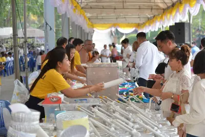 ประมวลภาพพิธีสวดนพเคราะห์ วัดจุฬามณี ปี ๒๕๖๑