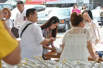 ประมวลภาพพิธีสวดนพเคราะห์ วัดจุฬามณี ปี ๒๕๖๑
