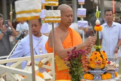 ประมวลภาพพิธีสวดนพเคราะห์ วัดจุฬามณี ปี ๒๕๖๑