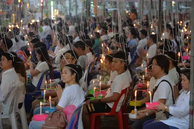 ประมวลภาพพิธีสวดนพเคราะห์ วัดจุฬามณี ปี ๒๕๖๑