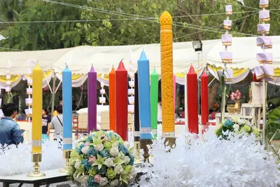 ประมวลภาพพิธีสวดนพเคราะห์ วัดจุฬามณี ปี ๒๕๖๑