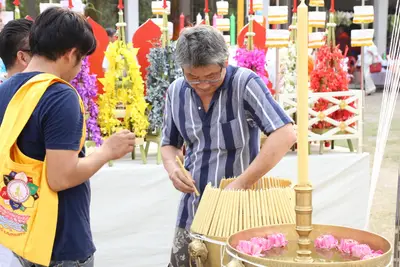 ประมวลภาพพิธีสวดนพเคราะห์ วัดจุฬามณี ปี ๒๕๖๑