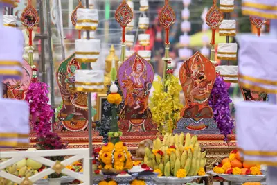 ประมวลภาพพิธีสวดนพเคราะห์ วัดจุฬามณี ปี ๒๕๖๑