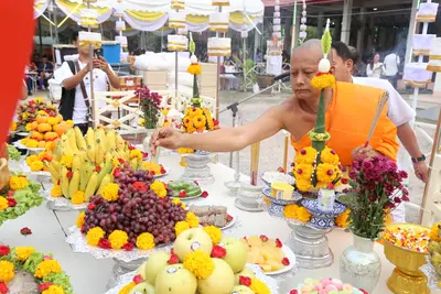 ประมวลภาพพิธีสวดนพเคราะห์ วัดจุฬามณี ปี ๒๕๖๑