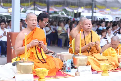 ประมวลภาพพิธีสวดนพเคราะห์ วัดจุฬามณี ปี ๒๕๖๑