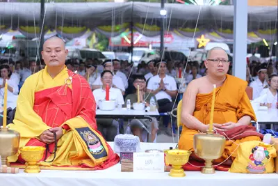 ประมวลภาพพิธีสวดนพเคราะห์ วัดจุฬามณี ปี ๒๕๖๑
