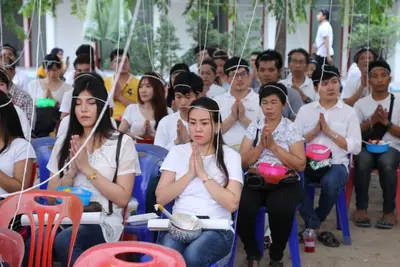 ประมวลภาพพิธีสวดนพเคราะห์ วัดจุฬามณี ปี ๒๕๖๑