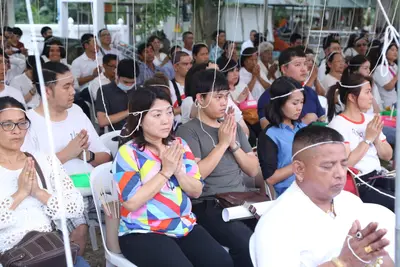 ประมวลภาพพิธีสวดนพเคราะห์ วัดจุฬามณี ปี ๒๕๖๑