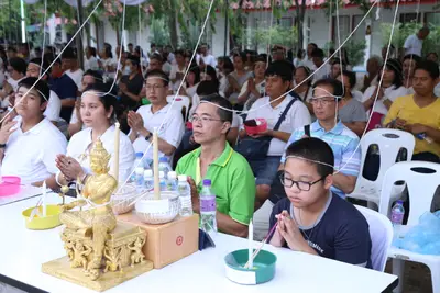 ประมวลภาพพิธีสวดนพเคราะห์ วัดจุฬามณี ปี ๒๕๖๑