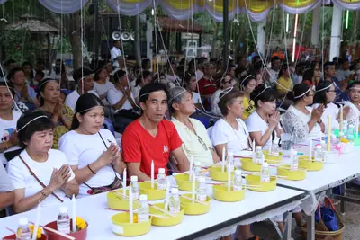ประมวลภาพพิธีสวดนพเคราะห์ วัดจุฬามณี ปี ๒๕๖๑