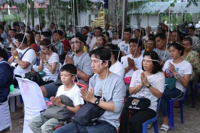 ประมวลภาพพิธีสวดนพเคราะห์ วัดจุฬามณี ปี ๒๕๖๑