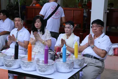 ประมวลภาพพิธีสวดนพเคราะห์ วัดจุฬามณี ปี ๒๕๖๑