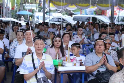 ประมวลภาพพิธีสวดนพเคราะห์ วัดจุฬามณี ปี ๒๕๖๑