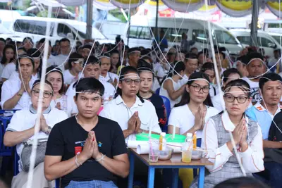 ประมวลภาพพิธีสวดนพเคราะห์ วัดจุฬามณี ปี ๒๕๖๑