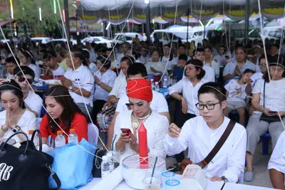 ประมวลภาพพิธีสวดนพเคราะห์ วัดจุฬามณี ปี ๒๕๖๑