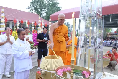 ประมวลภาพพิธีสวดนพเคราะห์ วัดจุฬามณี ปี ๒๕๖๑