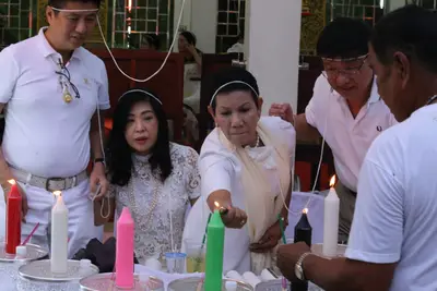 ประมวลภาพพิธีสวดนพเคราะห์ วัดจุฬามณี ปี ๒๕๖๑