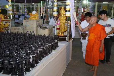 ประมวลภาพพิธีสวดนพเคราะห์ วัดจุฬามณี ปี ๒๕๖๑