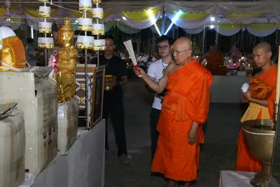 ประมวลภาพพิธีสวดนพเคราะห์ วัดจุฬามณี ปี ๒๕๖๑