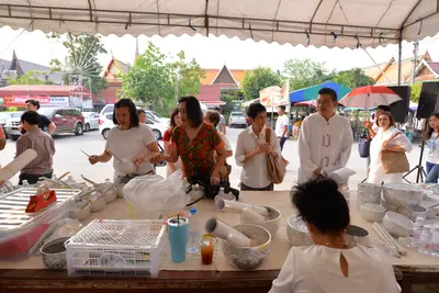 ประมวลภาพพิธีสวดนพเคราะห์ วัดจุฬามณี ปี ๒๕๖๑