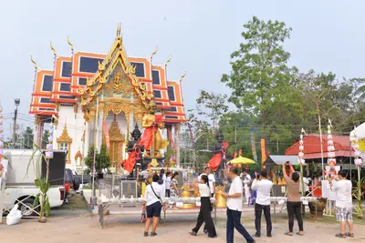 ประมวลภาพพิธีสวดนพเคราะห์ วัดจุฬามณี ปี ๒๕๖๑
