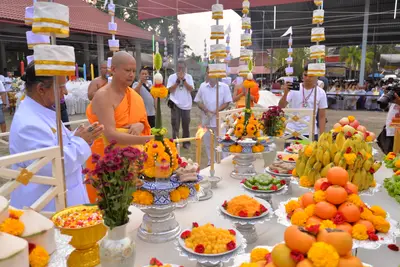 ประมวลภาพพิธีสวดนพเคราะห์ วัดจุฬามณี ปี ๒๕๖๑
