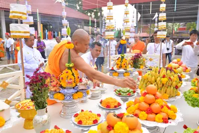 ประมวลภาพพิธีสวดนพเคราะห์ วัดจุฬามณี ปี ๒๕๖๑