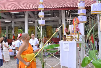 ประมวลภาพพิธีสวดนพเคราะห์ วัดจุฬามณี ปี ๒๕๖๑