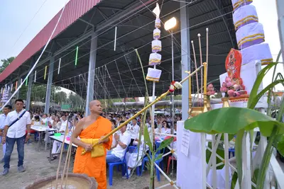 ประมวลภาพพิธีสวดนพเคราะห์ วัดจุฬามณี ปี ๒๕๖๑