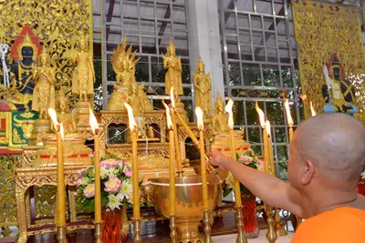 ประมวลภาพพิธีสวดนพเคราะห์ วัดจุฬามณี ปี ๒๕๖๑