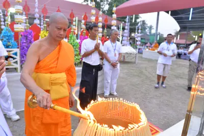 ประมวลภาพพิธีสวดนพเคราะห์ วัดจุฬามณี ปี ๒๕๖๑