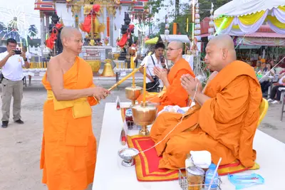 ประมวลภาพพิธีสวดนพเคราะห์ วัดจุฬามณี ปี ๒๕๖๑