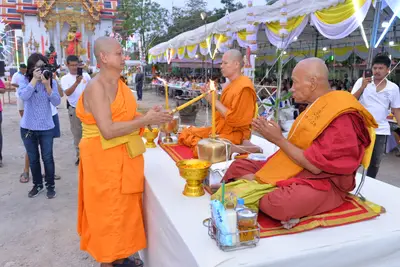 ประมวลภาพพิธีสวดนพเคราะห์ วัดจุฬามณี ปี ๒๕๖๑