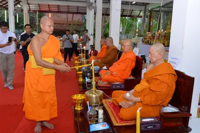 ประมวลภาพพิธีสวดนพเคราะห์ วัดจุฬามณี ปี ๒๕๖๑