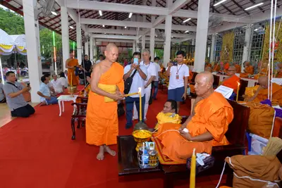 ประมวลภาพพิธีสวดนพเคราะห์ วัดจุฬามณี ปี ๒๕๖๑