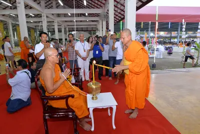 ประมวลภาพพิธีสวดนพเคราะห์ วัดจุฬามณี ปี ๒๕๖๑
