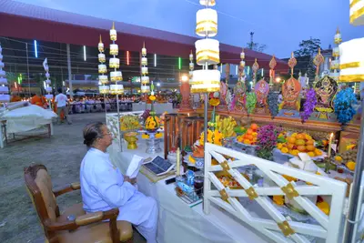 ประมวลภาพพิธีสวดนพเคราะห์ วัดจุฬามณี ปี ๒๕๖๑