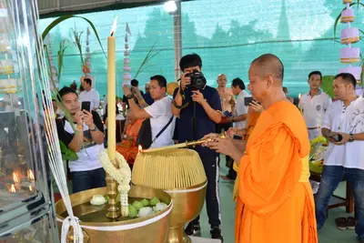 ประมวลภาพพิธีพุทธาภิเษกวัตถุมงคล รุ่นเศรษฐีสุวรรณภูมิ วัดจุฬามณี ปี ๒๕๖๒