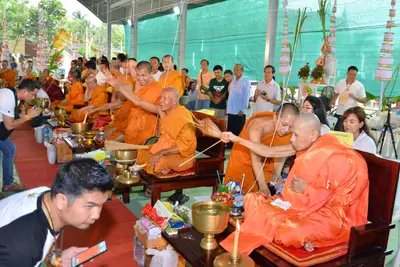 ประมวลภาพพิธีพุทธาภิเษกวัตถุมงคล รุ่นเศรษฐีสุวรรณภูมิ วัดจุฬามณี ปี ๒๕๖๒