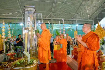 ประมวลภาพพิธีพุทธาภิเษกวัตถุมงคล รุ่นเศรษฐีสุวรรณภูมิ วัดจุฬามณี ปี ๒๕๖๒