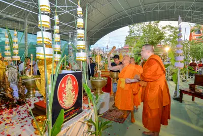 ประมวลภาพพิธีพุทธาภิเษกวัตถุมงคล รุ่นเศรษฐีสุวรรณภูมิ วัดจุฬามณี ปี ๒๕๖๒