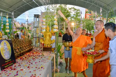 ประมวลภาพพิธีพุทธาภิเษกวัตถุมงคล รุ่นเศรษฐีสุวรรณภูมิ วัดจุฬามณี ปี ๒๕๖๒